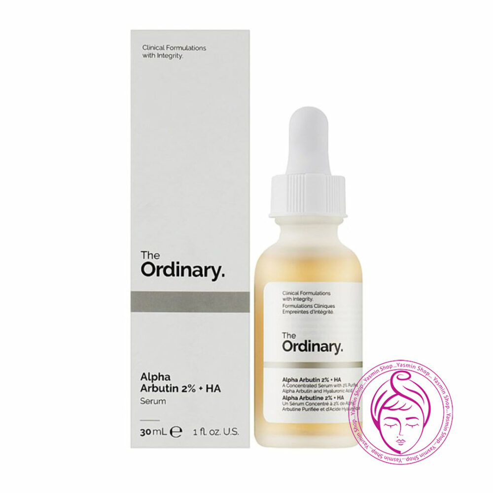 سرم ضد لک و روشن کننده آلفا آربوتین ۲% + هیالورونیک اسید اوردینری The Ordinary Alpha Arbutin 2% + HA