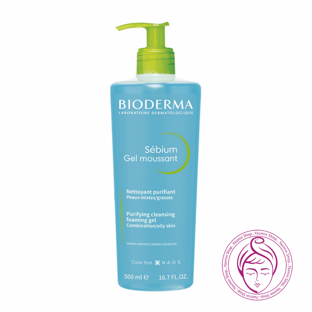 ژل شستشوی بایودرما برای پوست‌ های چرب و مختلط Bioderma Sebium Purifying Cleansing Foaming Gel