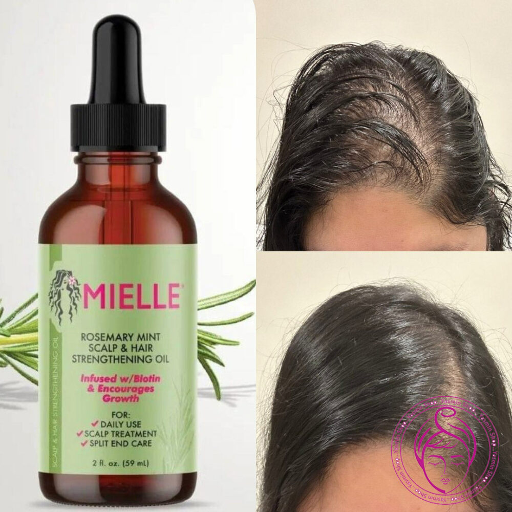 روغن تقویت کننده پوست سر و موی نعناع و رزماری میله Mielle Rosemary Mint Scalp & Hair Strengthening Oil - Image 3