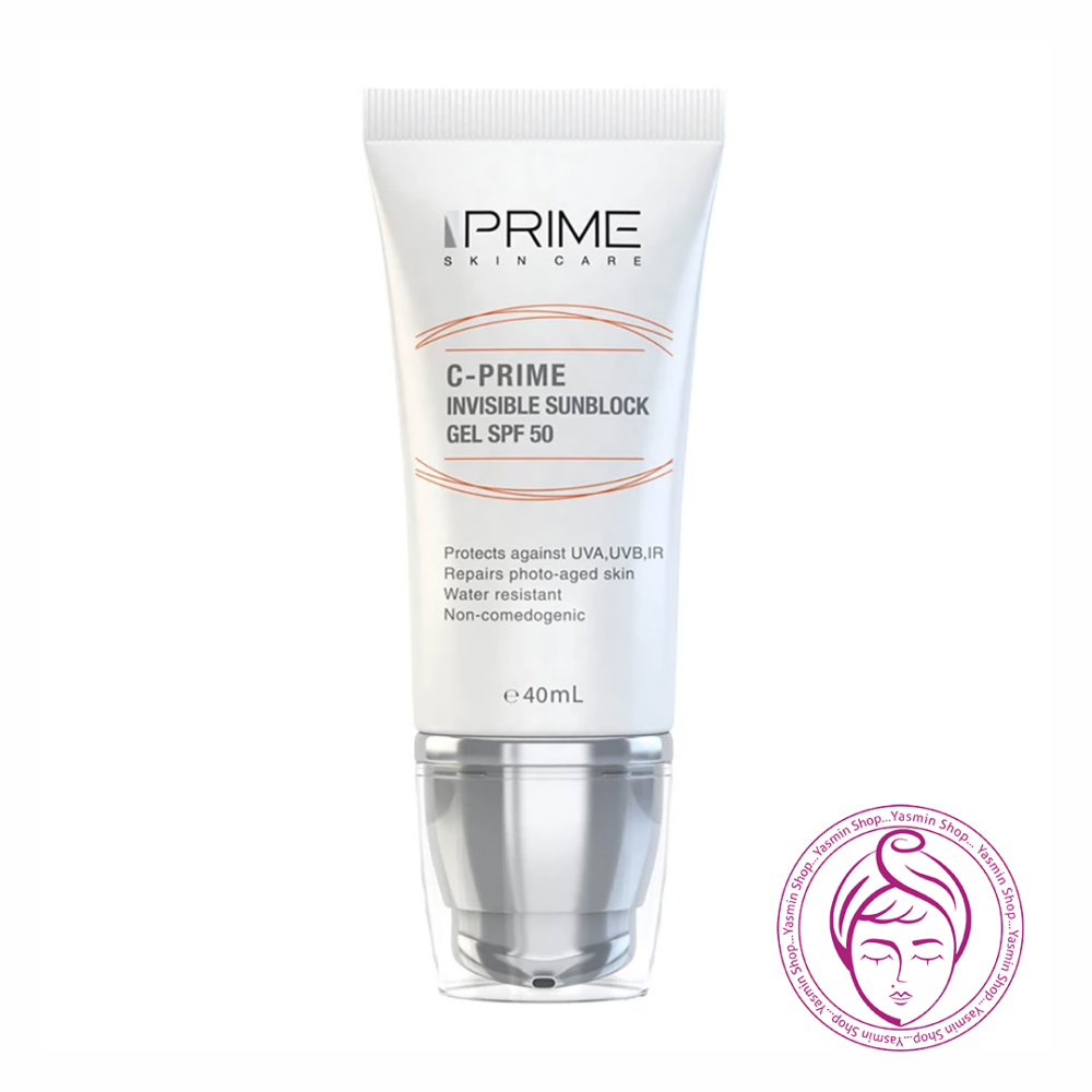 ژل ضد آفتاب حاوی ویتامین سی پرایم Prime C-Prime Invisible Sunblock Gel SPF50 - Image 2