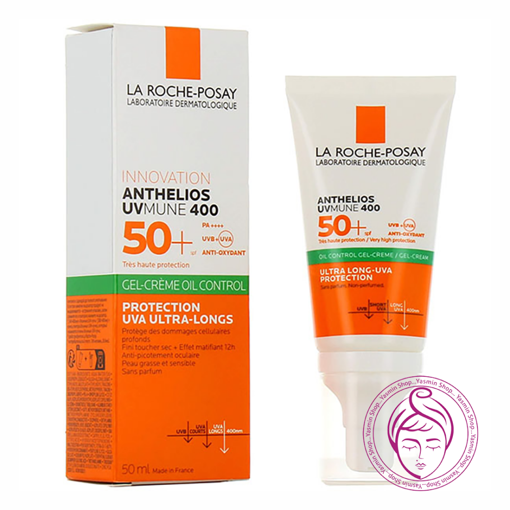 ژل کرم ضد آفتاب پوست‌های چرب و مختلط لاروش پوزای مدل آنتلیوس La Roche Posay Anthelios UVMune 400 Oil Control Gel-Cream SPF50