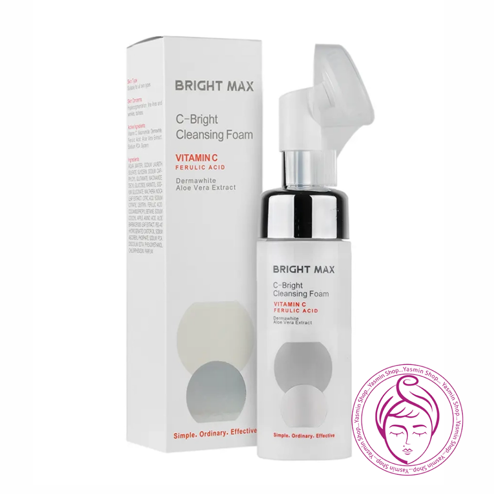 فوم شستشوی صورت برایت مکس مدل C برایت Bright Max C-Bright Cleansing Foam