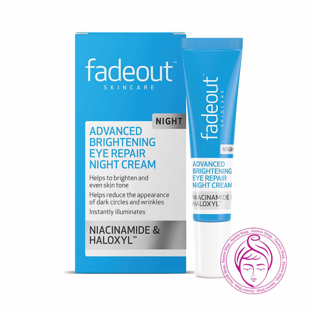 کرم ضد چروک و روشن کننده دور چشم فیداوت Fadeout Skincare Advanced Whitening Eye Repair Night Cream