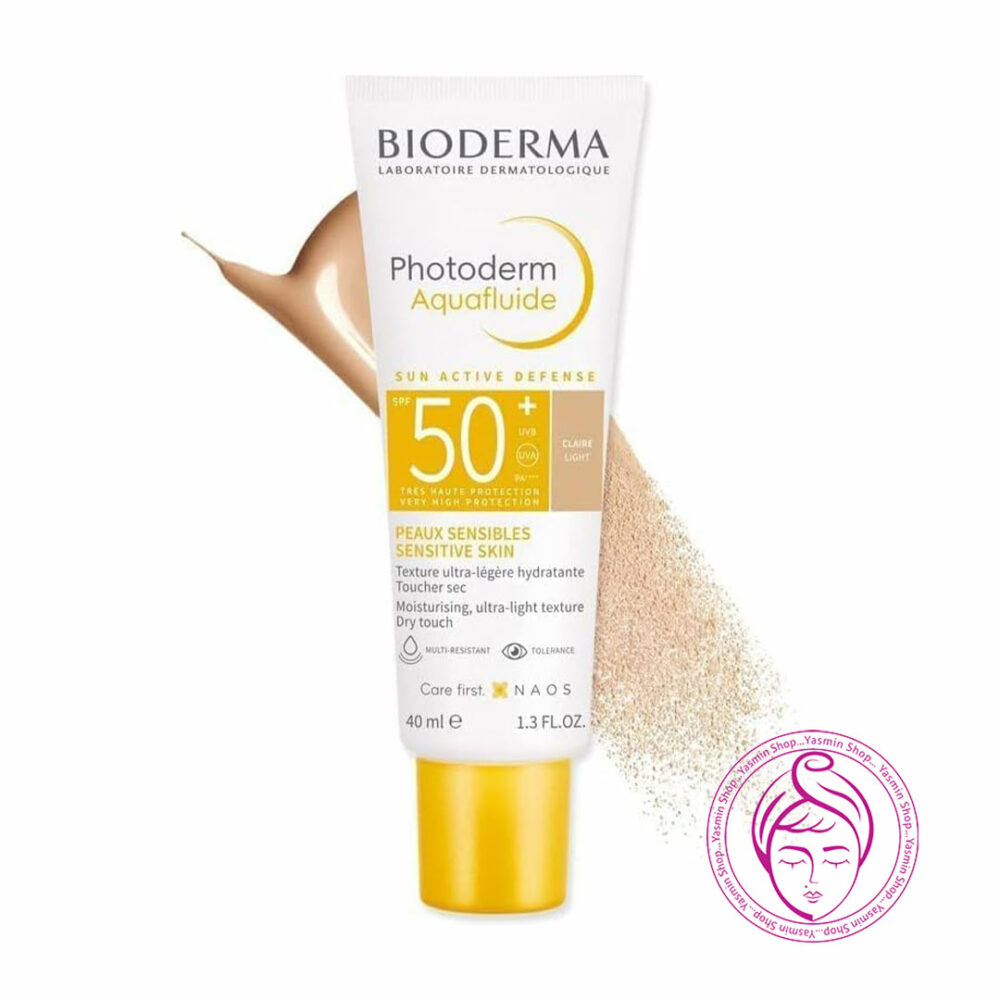 ضد آفتاب رنگی بایودرما مدل فتودرم آکوافلوئید Bioderma Photoderm Aquafluide Sunscreen SPF50 - Image 2