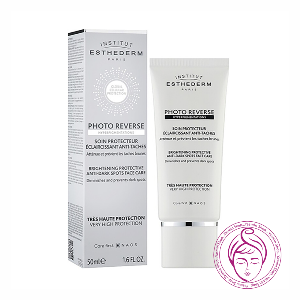 کرم ضد آفتاب و ضد لک استادرم فلویید فتوریورس Institut Esthederm Photo Reverse Brightening Protective Anti-Dark Spots Face Care