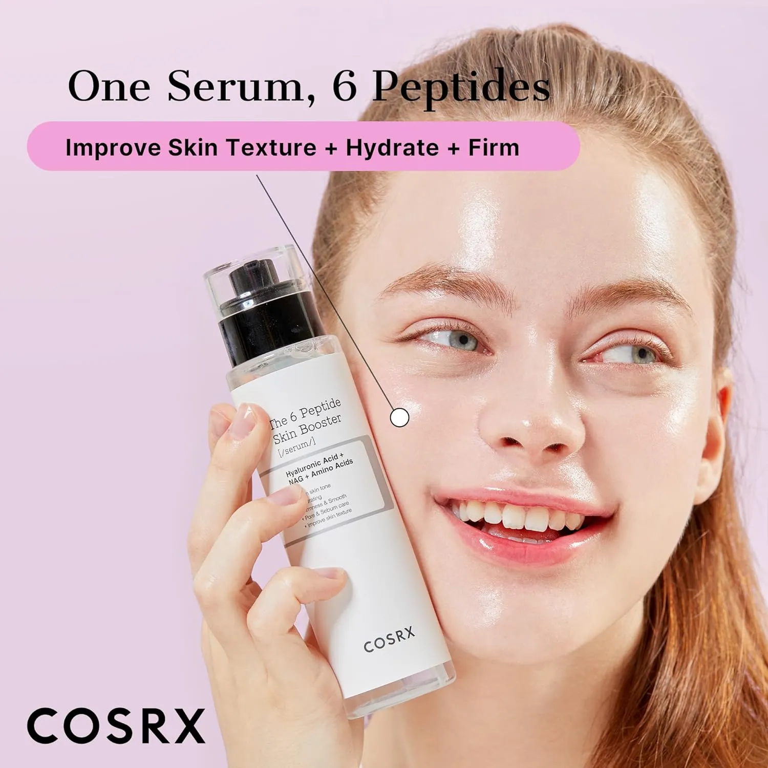 بوستر سرم 6 پپتید تقویت کننده کوزارکس Cosrx the 6 peptide skin booster serum