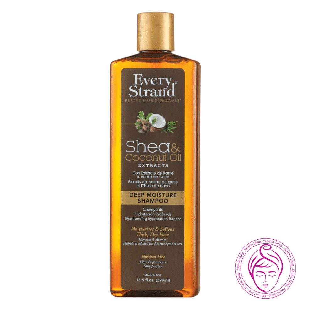 شامپو مرطوب کننده عمیق شی و روغن نارگیل اوری استرند Every Strand Shea & Coconut Oil Deep Moisture Shampoo