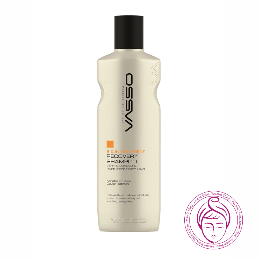 شامپو درمانی احیا کننده موهای آسیب دیده واسو VASSO S.O.S Treatment Recovery Shampoo