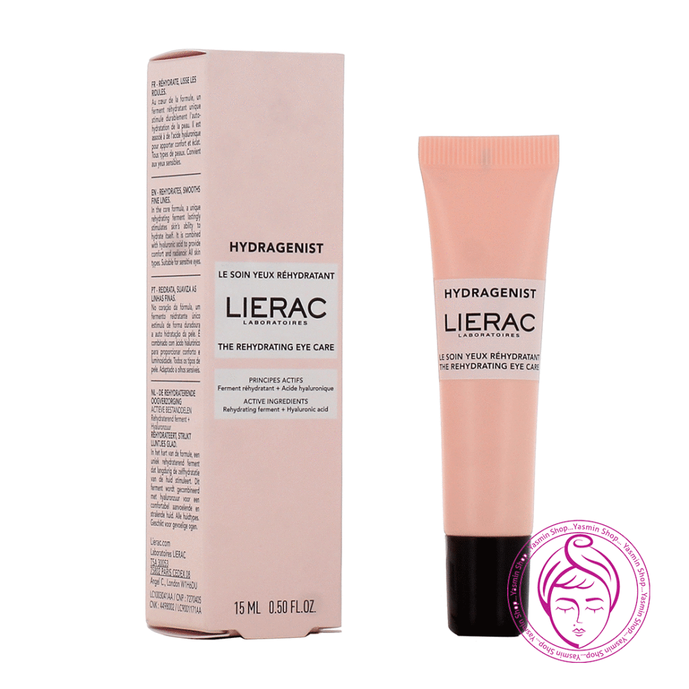 کرم دور چشم آبرسان و ضد پیری مدل هیدروژنیست لیراک Lierac Hydragenist The Rehydrating Eye Care