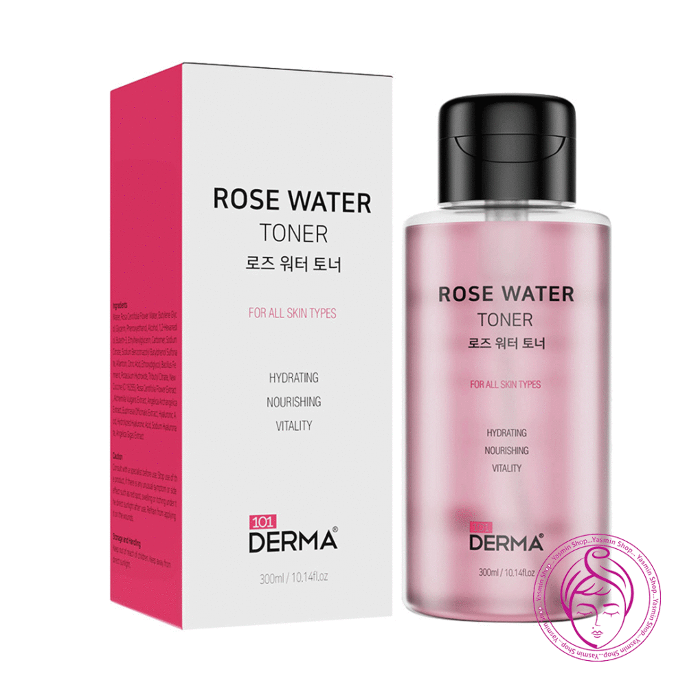 تونر رز 101 درما Derma 101 Rose Water Toner