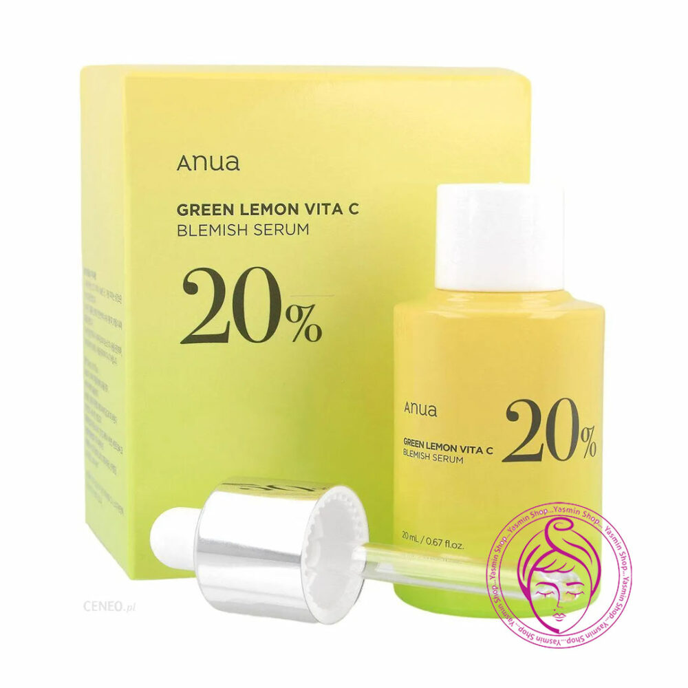 سرم ضد لک روشن کننده ویتامین سی لیمو سبز آنوا Anua Green Lemon Vita C Blemish Serum