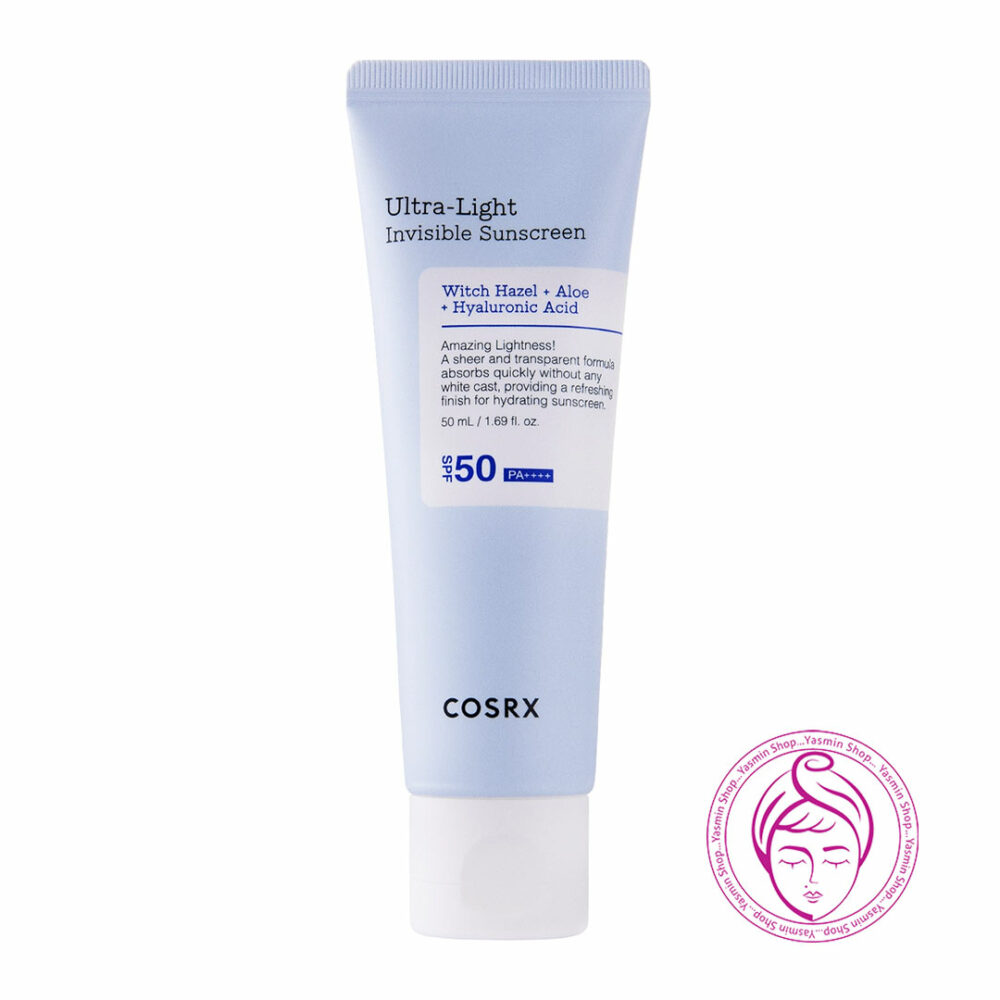 کرم ضد آفتاب آبرسان مرطوب کننده سبک اولترا لایت کوزارکس COSRX Ultra-Light Invisible Sunscreen