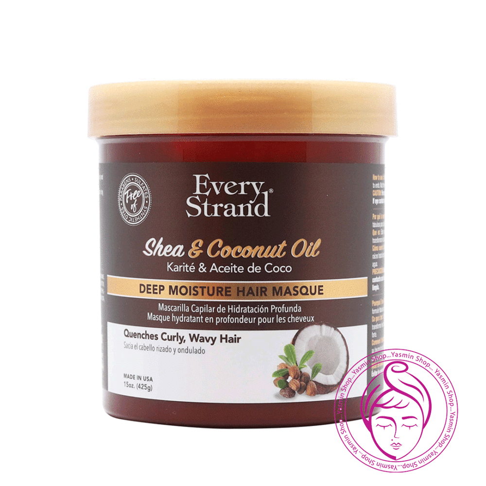 ماسک مو مرطوب کننده شی و روغن نارگیل اوری استرند Every Strand Shea & Coconut Oil Deep Moisture Hair Masque