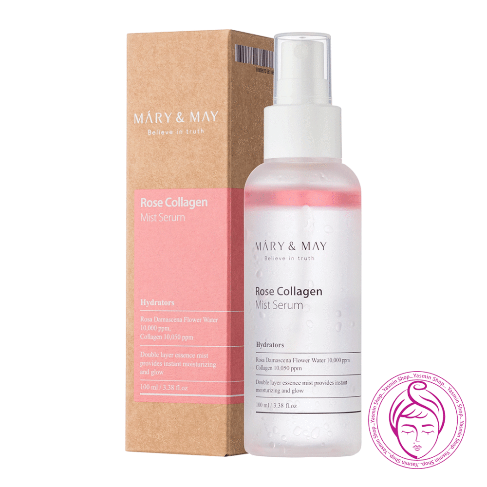 میست سرم جوانساز کلاژن رز مری اند می Mary & May Rose Collagen Mist Serum