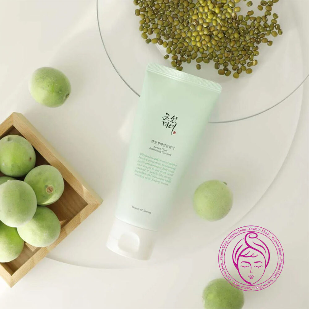 ژل شستشوی بیوتی آف جوسان با عصاره آلو سبز و ماش Beauty of Joseon Green Plum Refreshing Cleanser - Image 2