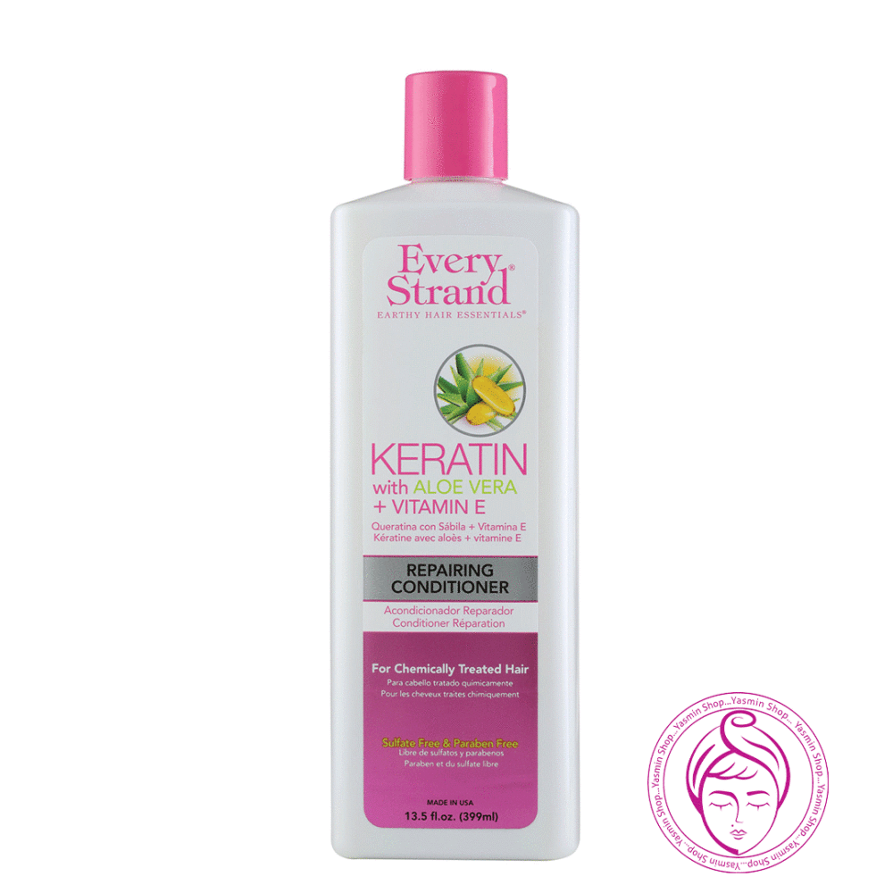 کاندیشنر کراتینه ترمیم کننده آلوئه ورا و ویتامین E اوری استرند Keratin with Aloe Vera + Vitamin E Repairing Conditioner