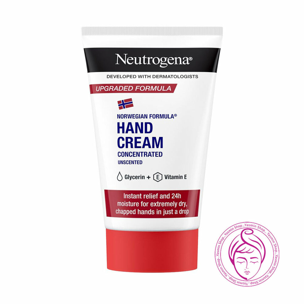 کرم دست مرطوب کننده بدون بو نروژی نیتروژنا نوتروژینا Neutrogena Norwegian Formula Unscented Hand Cream