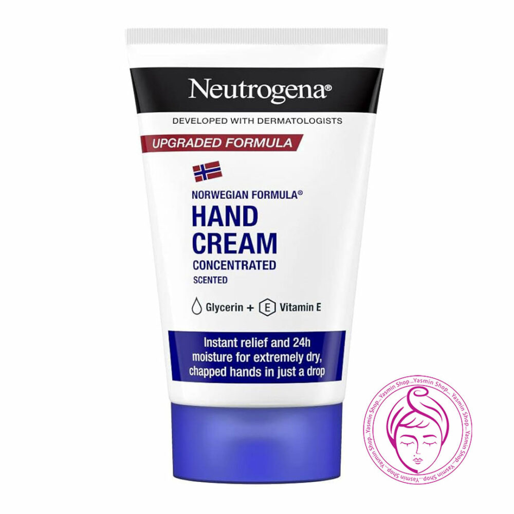 کرم دست مرطوب کننده نروژی نیتروژنا نوتروژینا Neutrogena Norwegian Formula Concentrated Scented Hand Cream