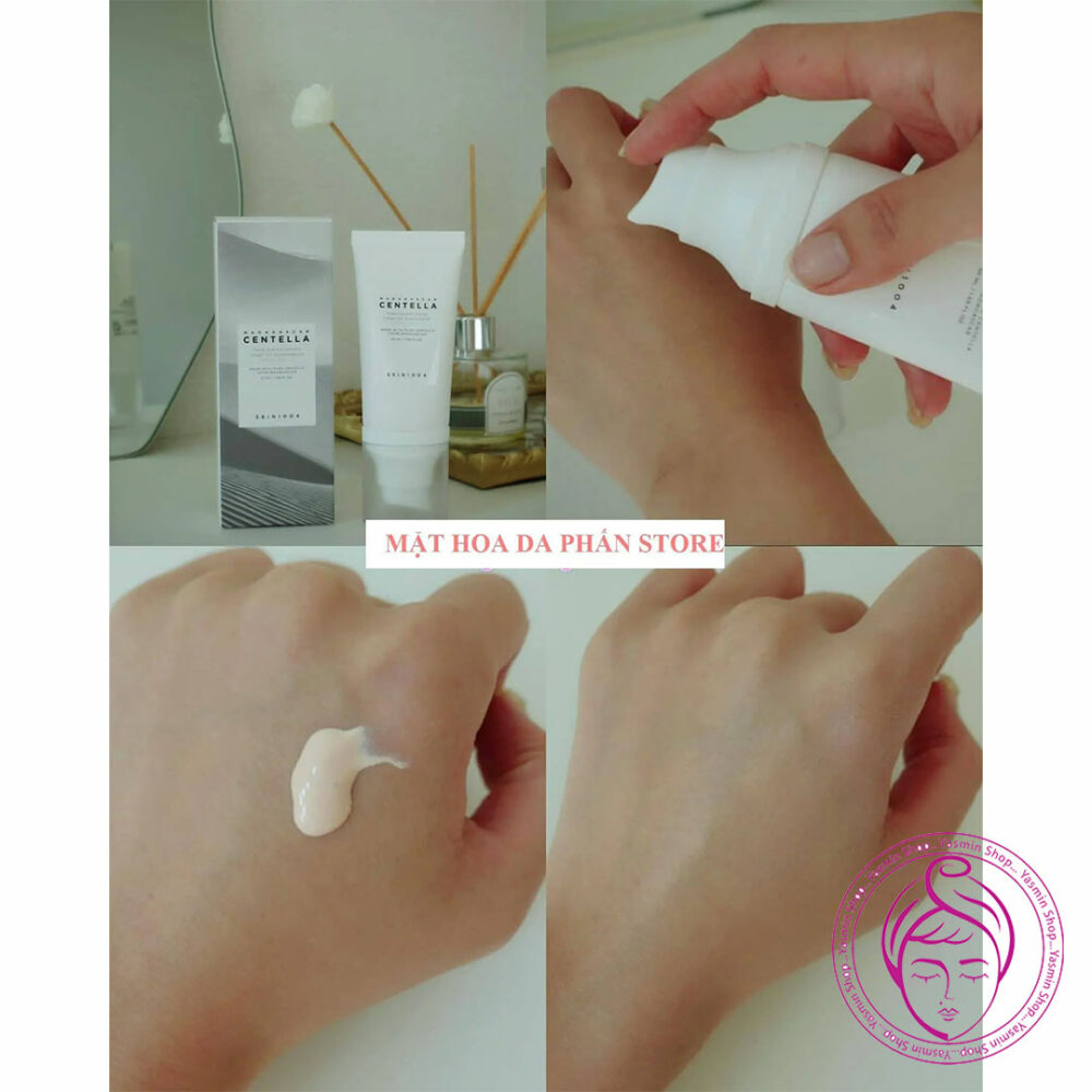 کرم ضد آفتاب روشن کننده تون آپ سنتلا اسکین 1004 SKIN1004 Centella Tone Brightening Tone-Up Sunscreen - Image 4