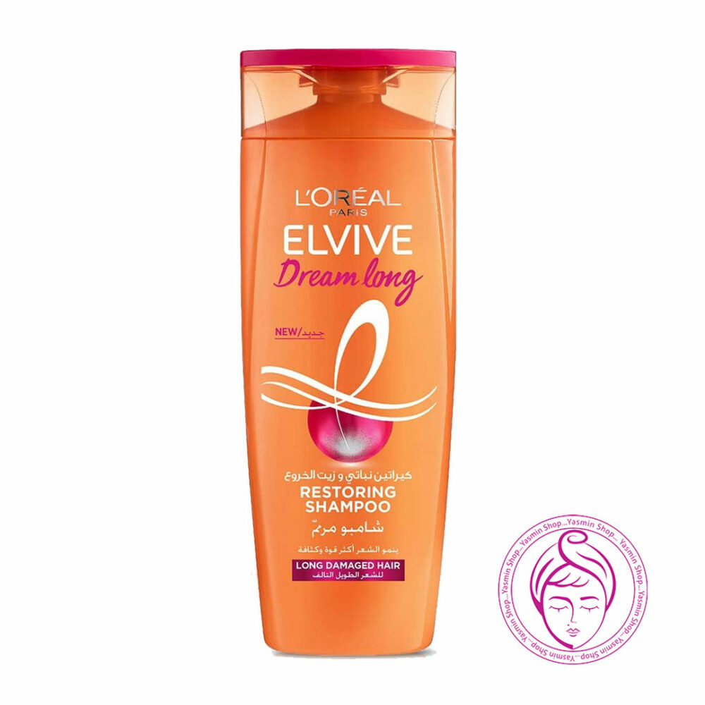 شامپو تقویت و ترمیم کننده موهای بلند دریم لانگ الویو لورال L'Oreal Elvive Dream Long Reinforcing Shampoo