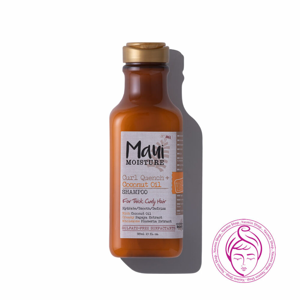 شامپو موهای فر روغن نارگیل مائوئی مائویی Maui Moisture Curl Quench + Coconut Oil Shampoo