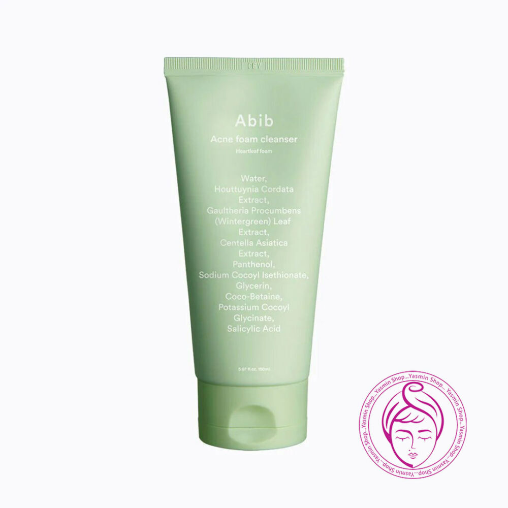 فوم شستشو ضد جوش ابیب Abib Acne Foam Cleanser Heartleaf Foam