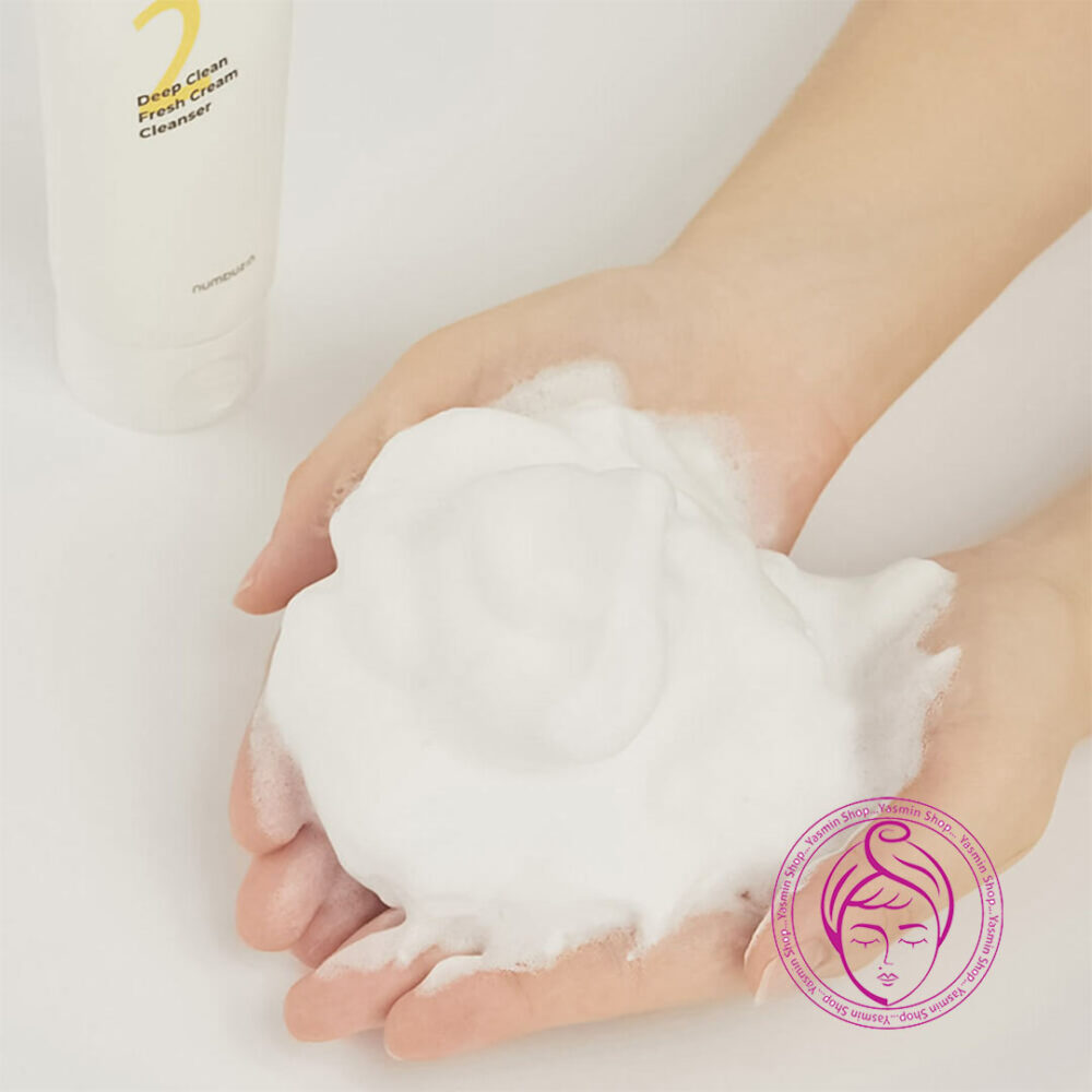 فوم پاک‌کننده عمیق شماره ۲ نامبوزین Numbuzin No.2 Deep Clean Fresh Cream Cleanser - Image 2