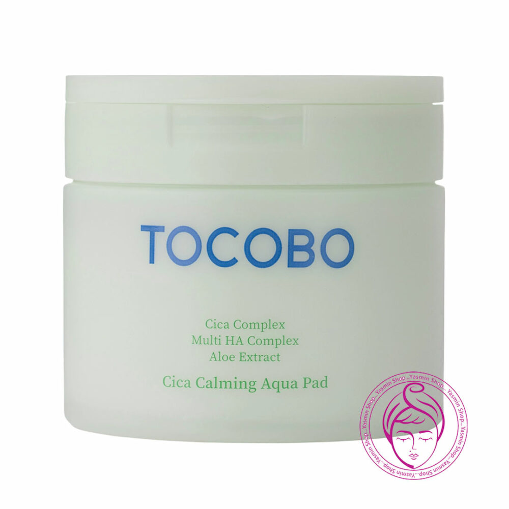 پد تونر آبرسان و تسکین دهنده با عصاره سیكا توکوبو TOCOBO Cica Calming Aqua Pad