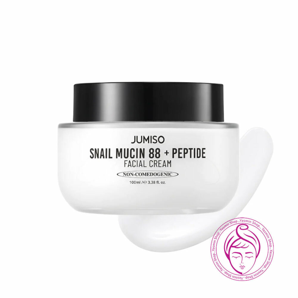 کرم ضد چروک و مرطوب کننده حلزون و پپتاید جومیسو Jumiso Snail Mucin 88 + Peptide Facial Cream