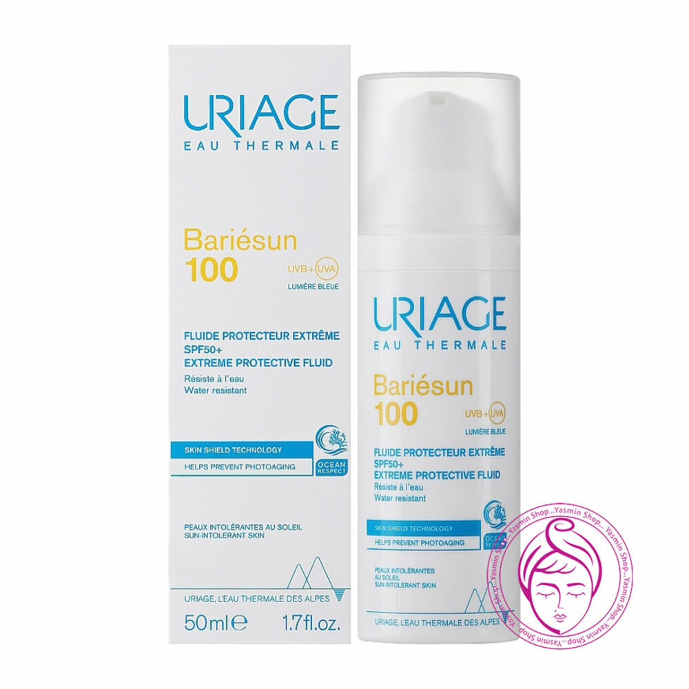 کرم ضدآفتاب فلوئیدی پمپی بریسان اوریاژ Uriage Bariesun 100 Extreme Protection Fluid SPF50