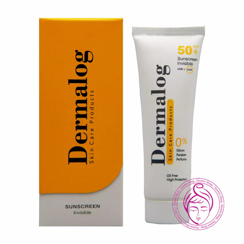 کرم ضد آفتاب و ضد لک بی رنگ درمالوگ Dermalog Oil Free Invisible Sunscreen Cream SPF50