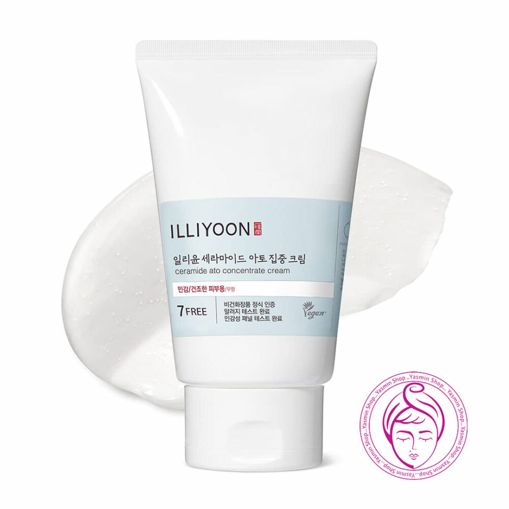 کرم مرطوب کننده و آبرسان سرامید ایلیون Illiyoon Ceramide Ato Concentrate Cream