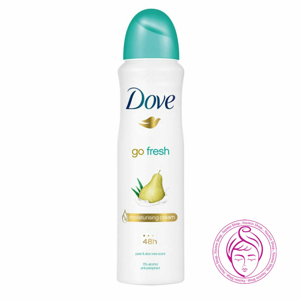 اسپری ضد تعریق داو با رایحه گلابی و آلوئه ورا Dove Go Fresh Pear & Aloe Vera Deodorant Spray