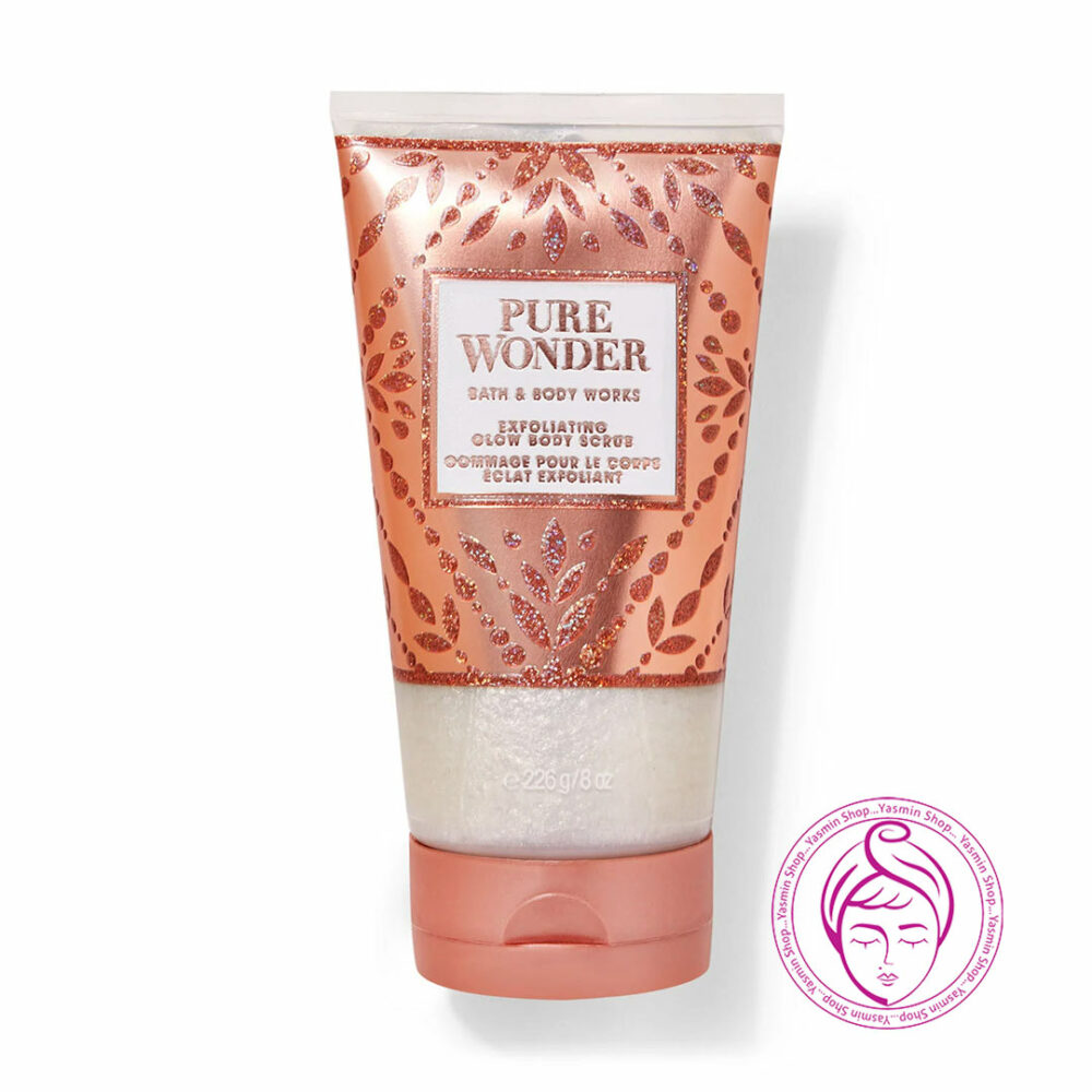 اسکراب لایه بردار بدن بث اند بادی ورکس Bath & Body Works Pure Wonder Exfoliating Glow Body Scrub