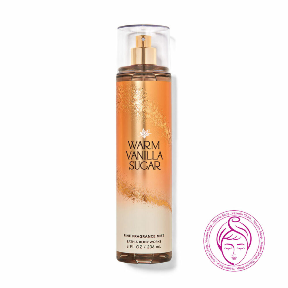 بادی اسپلش وارم وانیلا شوگر بث اند بادی ورکس Bath & body works Warm Vanilla Sugar Fine Fragrance Mist