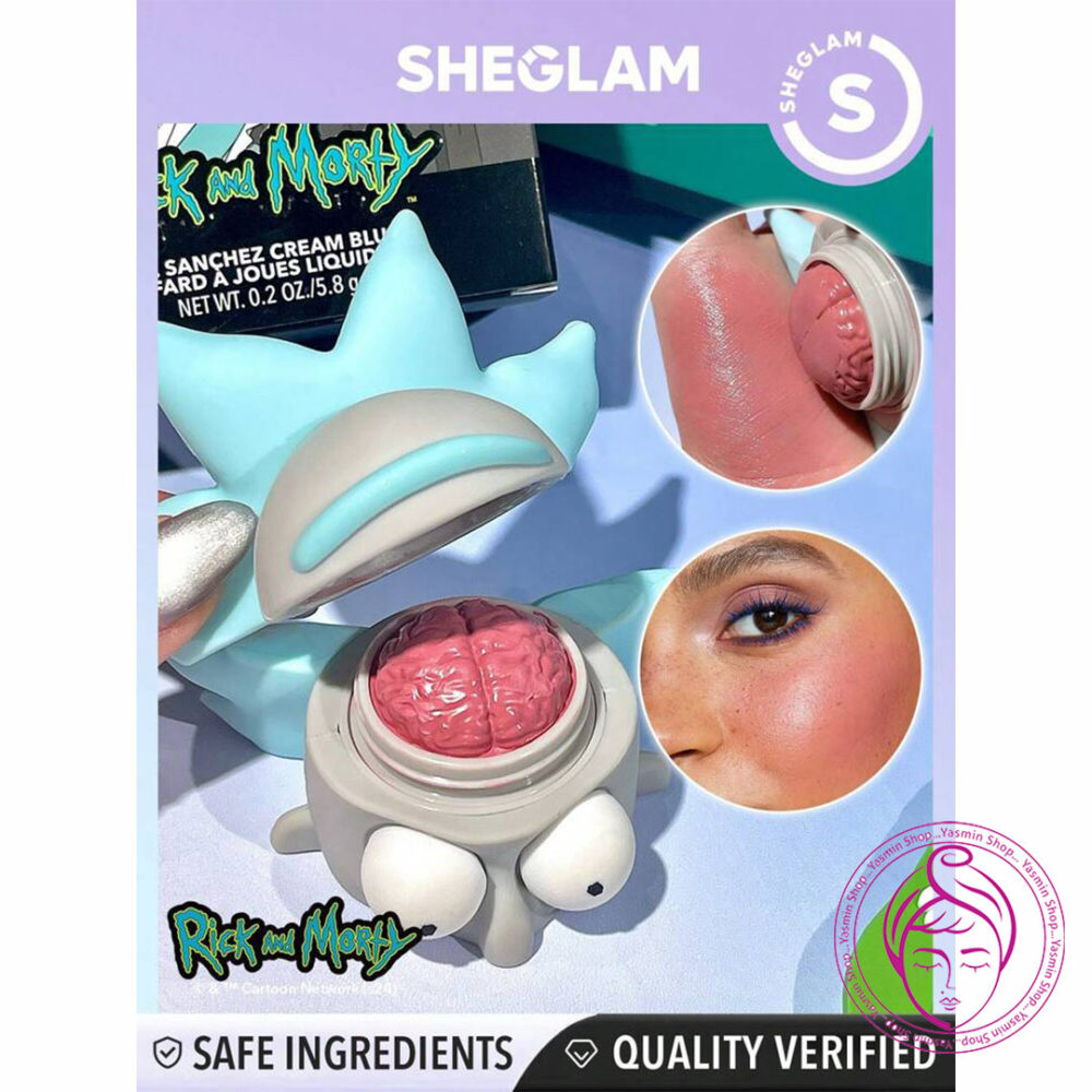 رژگونه کرمی شیگلم از کالکشن ریک اند مورتی Sheglam rich and morty cream Blush - Image 2