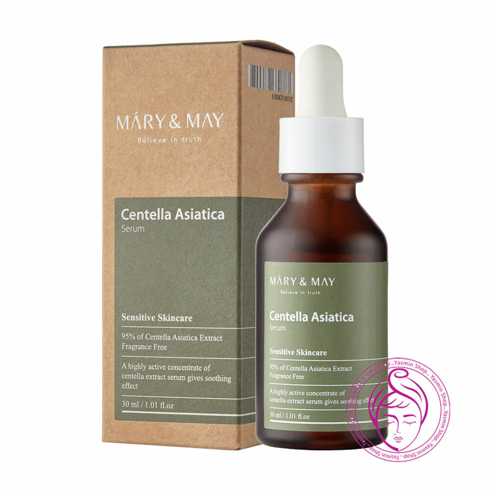 سرم تسکین دهنده و ترمیم کننده سنتلا آسیاتیکا مری اند می Mary & May Centella Asiatica Serum