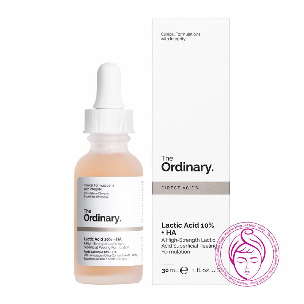 سرم لایه‌ بردار لاکتیک اسید 10% + هیالورونیک اسید اوردینری The Ordinary Lactic Acid 10% + HA