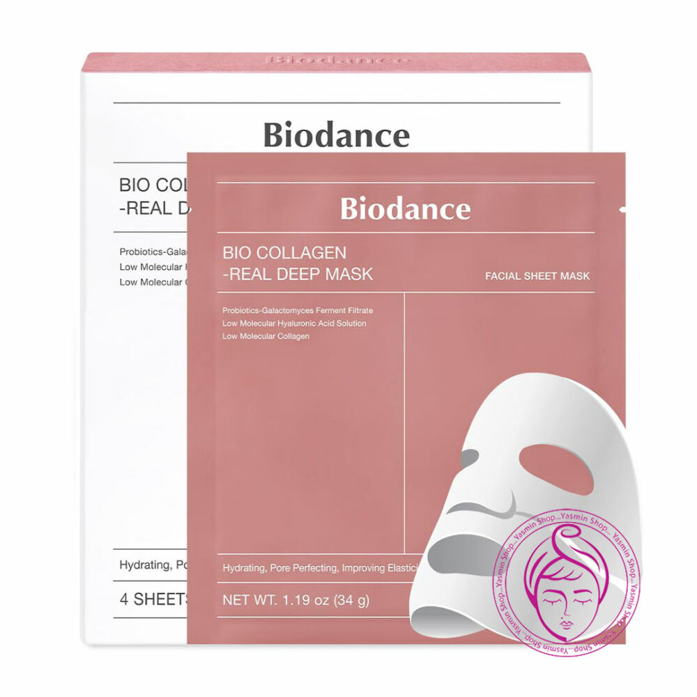 شیت ماسک جوانساز و آبرسان بیو کلاژن بایودنس Biodance Bio-Collagen Real Deep Mask