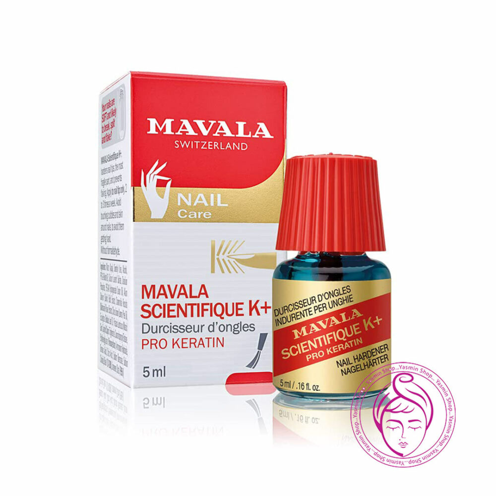 محلول تقویت کننده و سفت کننده ناخن ماوالا مدل ساینتی فیک کا مثبت Mavala Scientifique K+ Nail Hardener Pro Keratin