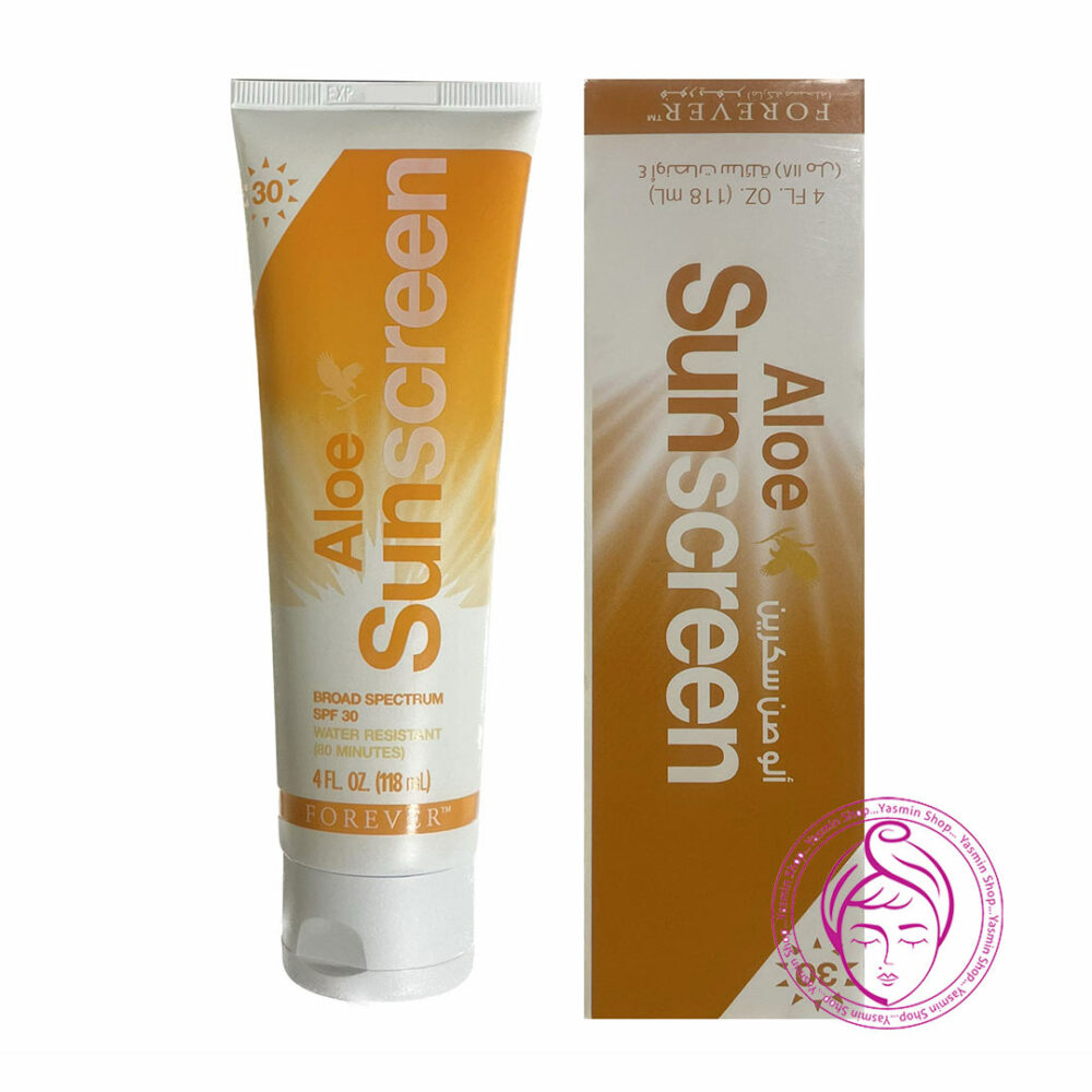 کرم ضد آفتاب آلوئه ورا فوراور Forever aloe sunscreen SPF30