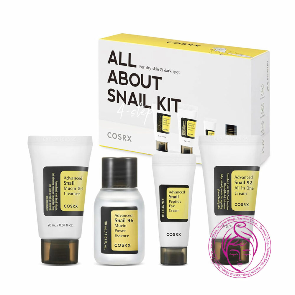 کیت آبرسان و ضد چروک حلزون کوزارکس Cosrx All About Snail Kit