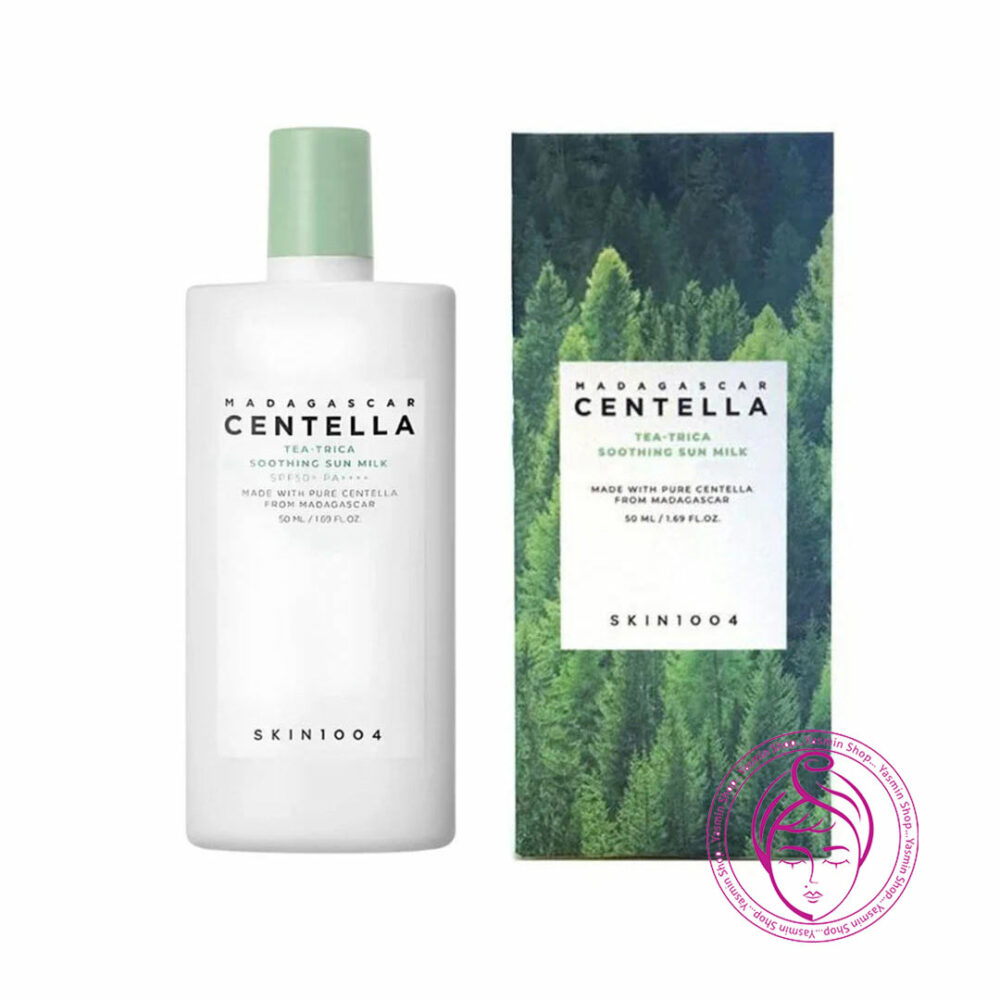 ضد آفتاب آرامش بخش تی تریکا سنتلا اسکین 1004 SKIN1004 Madagascar Centella Tea-Trica Soothing Sun Milk