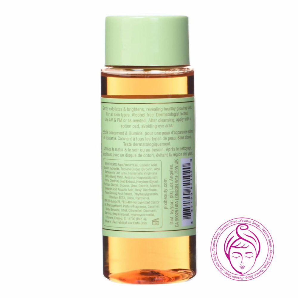 تونر لایه بردار گلو پیکسی Pixi Glow Tonic Exfoliating Toner 100ml - Image 2