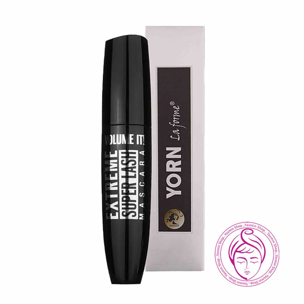 ریمل حجم دهنده یورن مدل اکستریم سوپر لش Yorn Extreme Super Lash Mascara