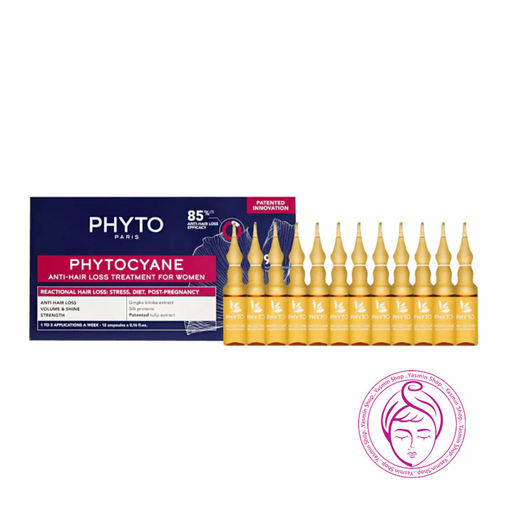 سرم ضد ریزش زنانه فیتو مدل فیتوسیان Phyto Phytocyane Anti Hair Loss Treatment for Women