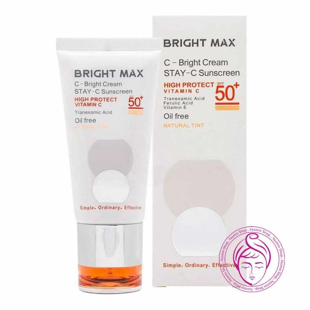 ضد آفتاب رنگی ویتامین سی برایت مکس Bright Max C-Bright Tinted Sunscreen Cream SPF50