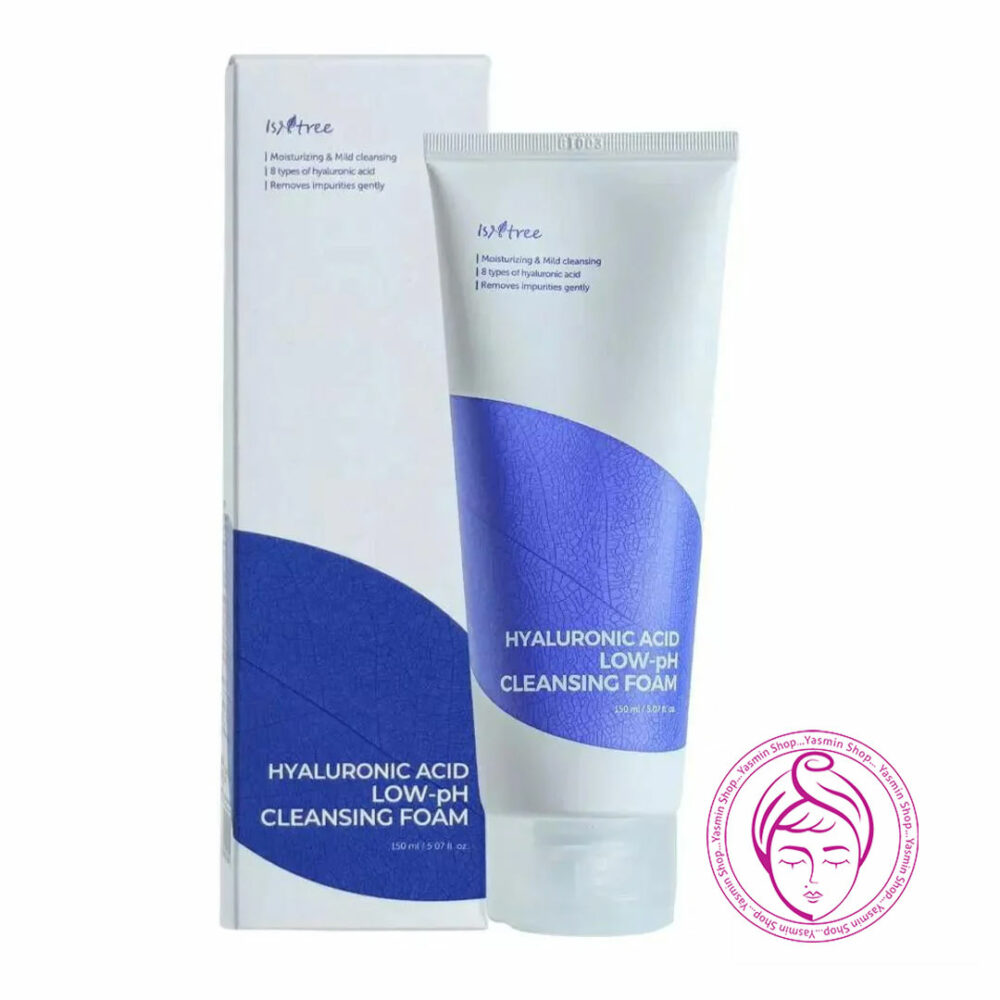 فوم شستشوی آبرسان هیالورونیک اسید ایزنتری Isntree Hyaluronic Acid Low-PH Cleansing Foam