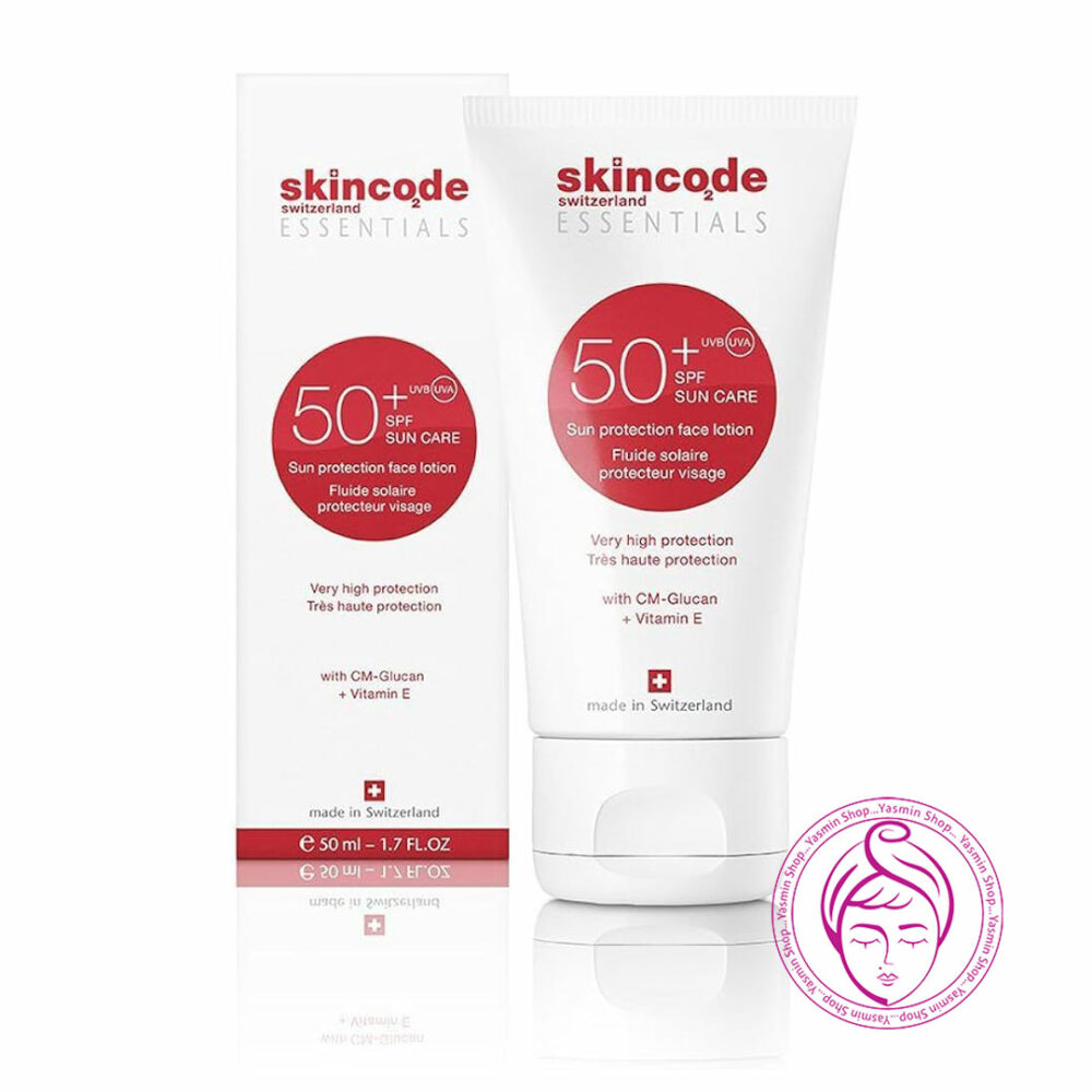 لوسیون ضد آفتاب اسکین کد Skincode Essentials Sun Protection Face Lotion SPF50