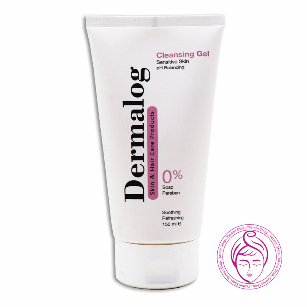 ژل شستشوی صورت درمالوگ مناسب پوست حساس Dermalog Sensitive Skin Cleansing Gel